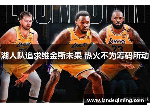 湖人队追求维金斯未果 热火不为筹码所动